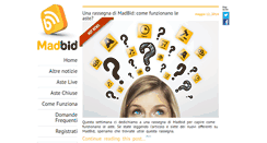 Desktop Screenshot of news.madbid.it