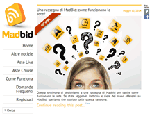 Tablet Screenshot of news.madbid.it